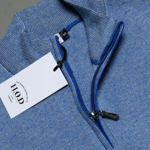 Cashmere Mock Neck Sweater with Zipper