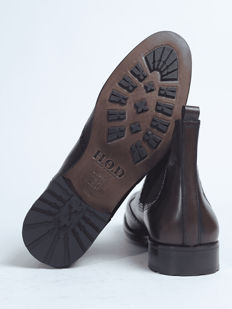 brogue chelsea boots womens